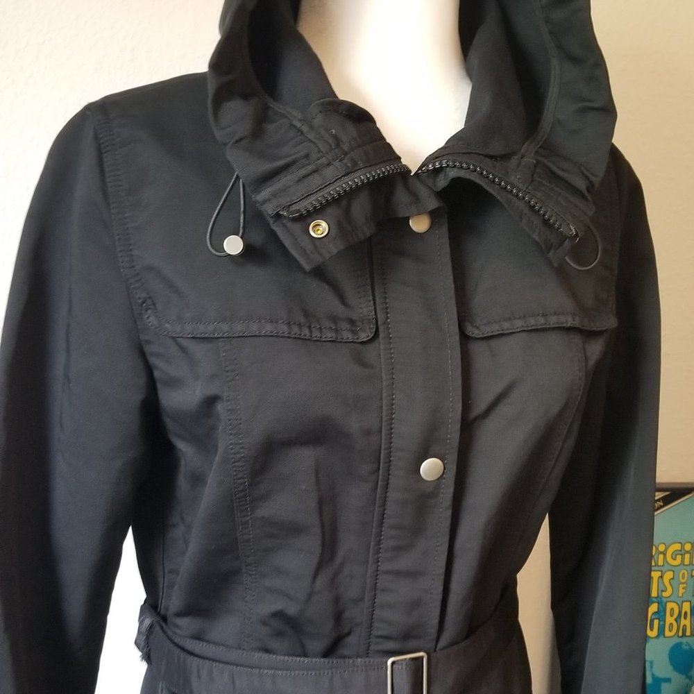 2/$68💗3/$81 J.Crew Hooded Trench Coat - Picture 3 of 8